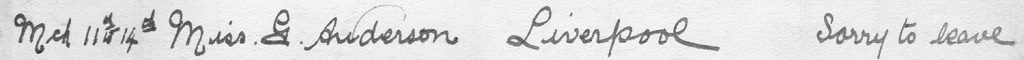 Axnfel Visitors Book (Page 003 - Line 02)