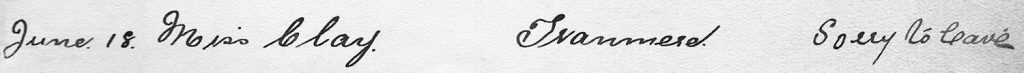 Axnfel Visitors Book (Page 003 - Line 10)