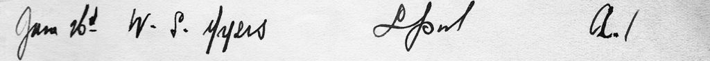 Axnfel's Visitors Book (Page 003 Line 11)
