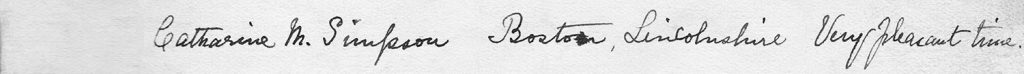 Axnfel's Visitors Book (Page 003 - Line 16)