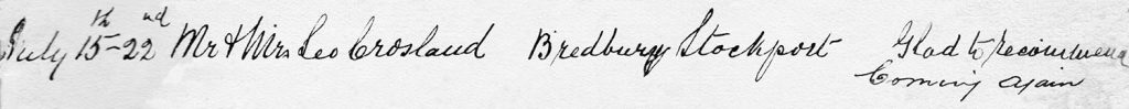 Axnfel's Visitors Book (Page 003 - Line 17)