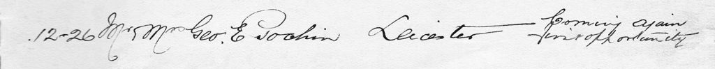 Axnfel's Visitors Book (Page 003 - Line 18)