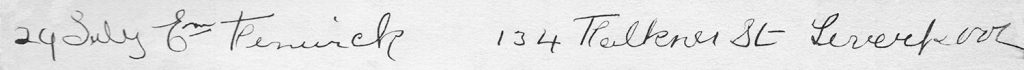 Axnfel's Visitors Book (Page 004 - Line 07)