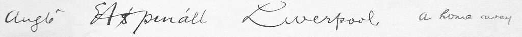 Axnfel's Visitors Book (Page 004 - Line 15)