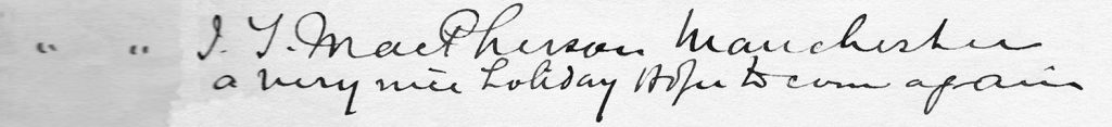 Axnfel's Visitors Book (Page 005 - Line 17)