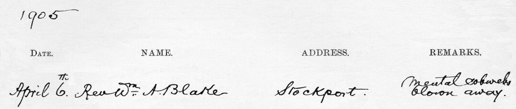 Axnfel's Visitors Book (Page 006 - Line 01)