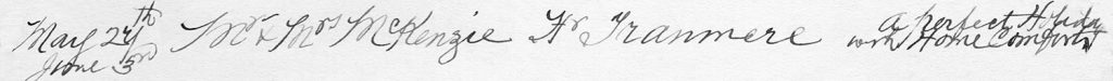 Axnfel's Visitors Book (Page 006 - Line 05)