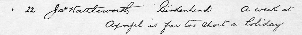 Axnfel's Visitors Book (Page 006 - Line 09)
