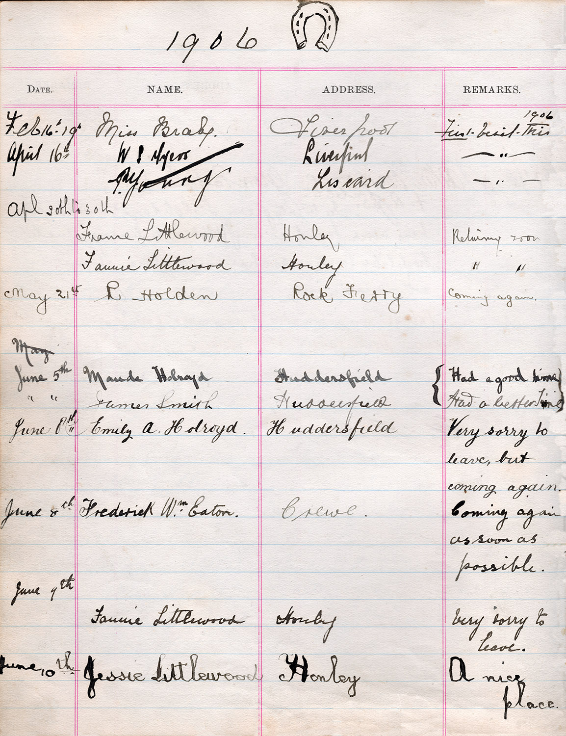 Axnfell's Visitors Book Page 009