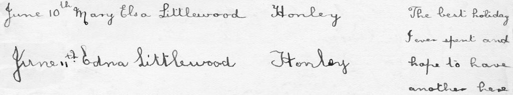 Axnfel's Visitors Book Page 010 Line 3