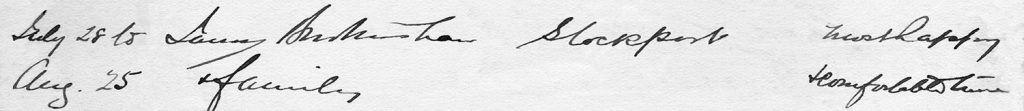 Axnfel's Visitors Book Page 007 Line 11