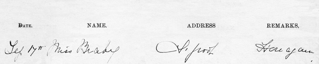 Axnfel's Visitors Book Page 008 Line 1