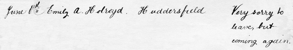 Axnfel's Visitors Book Page 009 Line 8