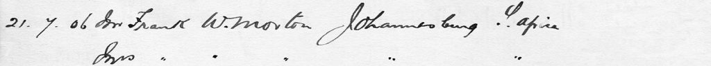 Axnfel's Visitors Book Page 011 Line 2