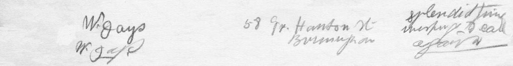 Axnfel's Visitors Book Page 011 Line 5