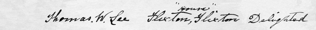 Axnfel's Visitors Book Page 011 Line 9
