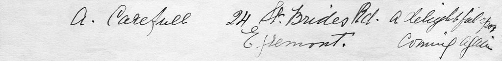 Axnfel's Visitors Book Page 011 Line 10