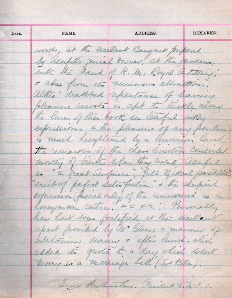 Axnfel's Visitors Book Page 014