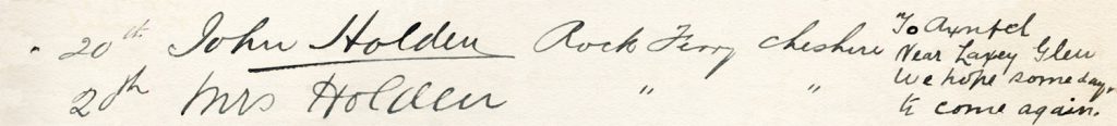 Axnfell's Visitors Book Page 012 - Line 03
