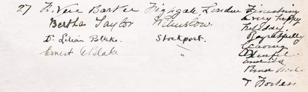 Axnfell's Visitors Book Page 012 - Line 07